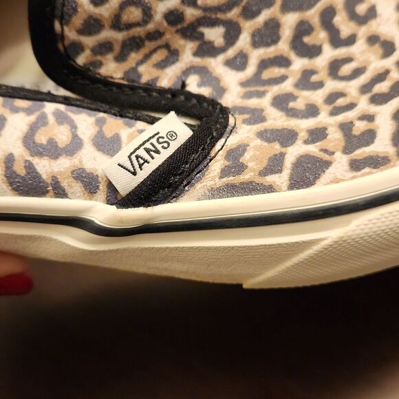 Vans Leopard-Print Slip-on Shoes Size Men's 4 Women's 5.5 - Picture 6 of 8